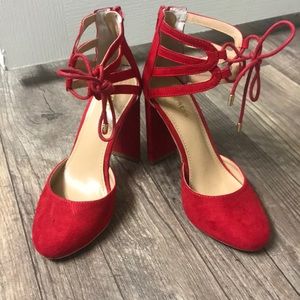 Express Red Heels